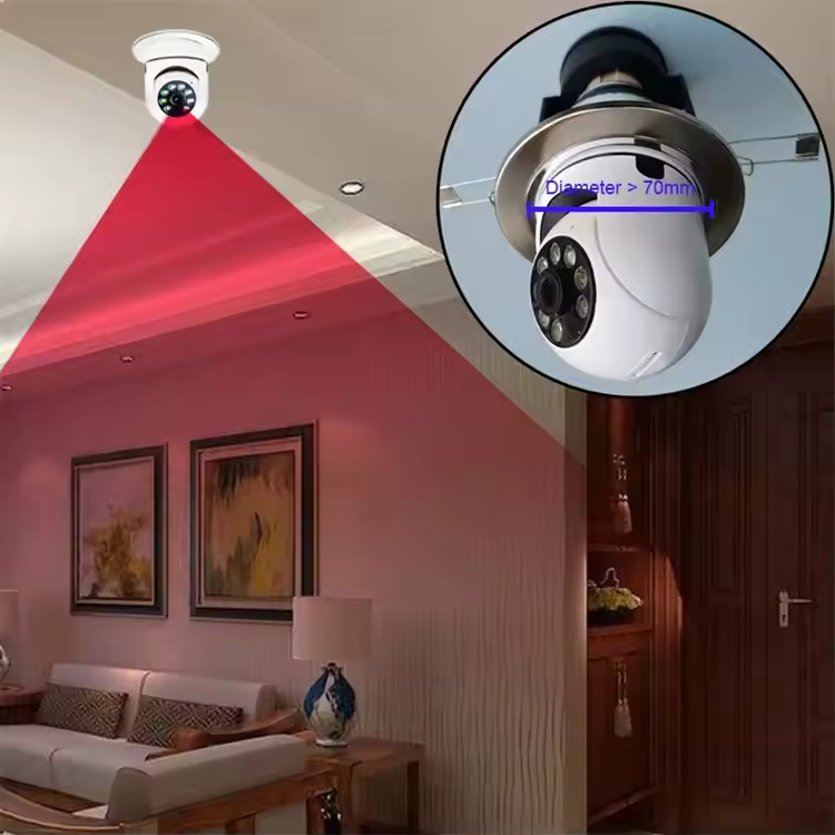 Home Security Digital camera with night Vision, Wireless control Camera with 360 CCTV 5G /2.4G Wi Fi Mini Ip