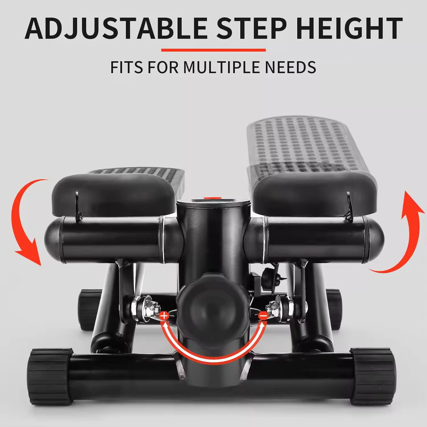 Home Fitness Mini Stepper with Resistance Bands