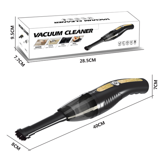 Mini Portable Vacuum cleaner & Air Duster, USB Charge, Car, Home, Office, Pet