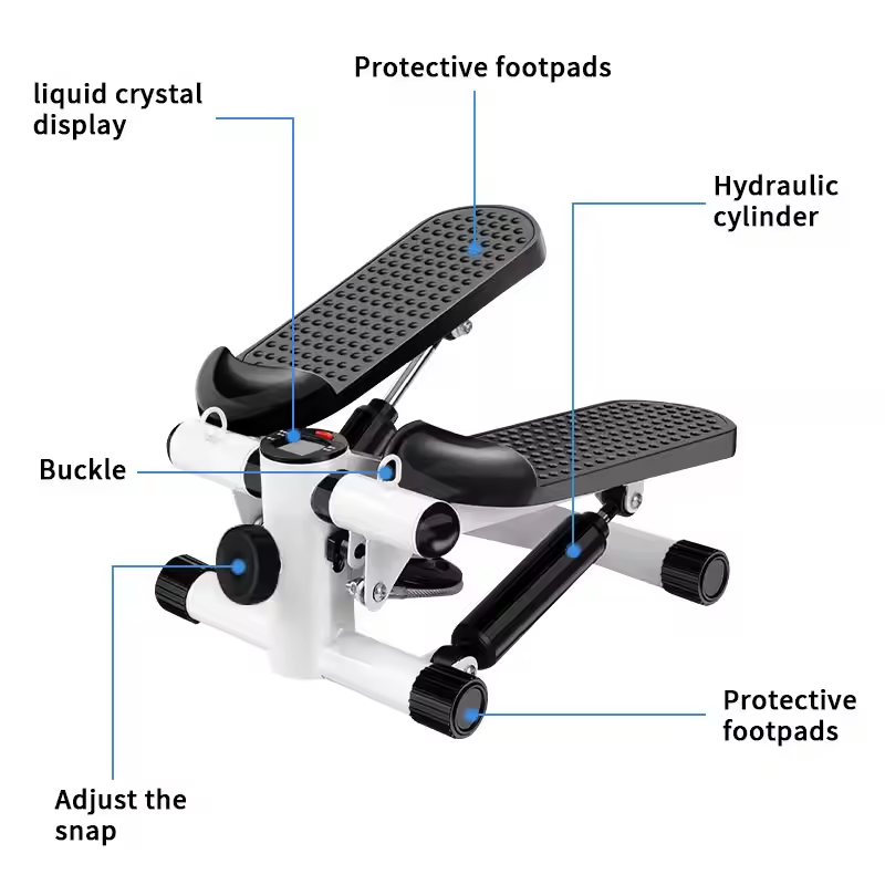 Home Fitness Mini Stepper with Resistance Bands