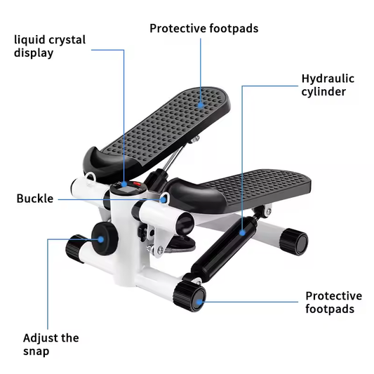 Home Fitness Mini Stepper with Resistance Bands
