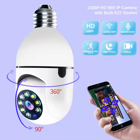 Home Security Digital camera with night Vision, Wireless control Camera with 360 CCTV 5G /2.4G Wi Fi Mini Ip