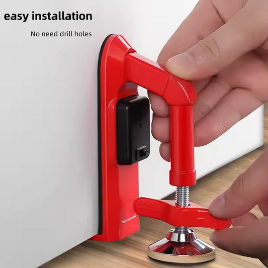 Portable Home/Hotel/AirBnb Security - Anti Theft Door Stop Alarm