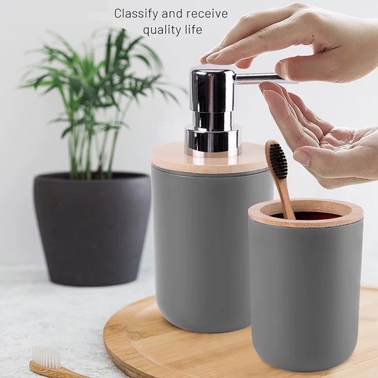6 Piece luxury bathroom set accessories