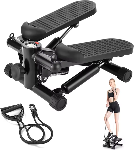 Home Fitness Mini Stepper with Resistance Bands